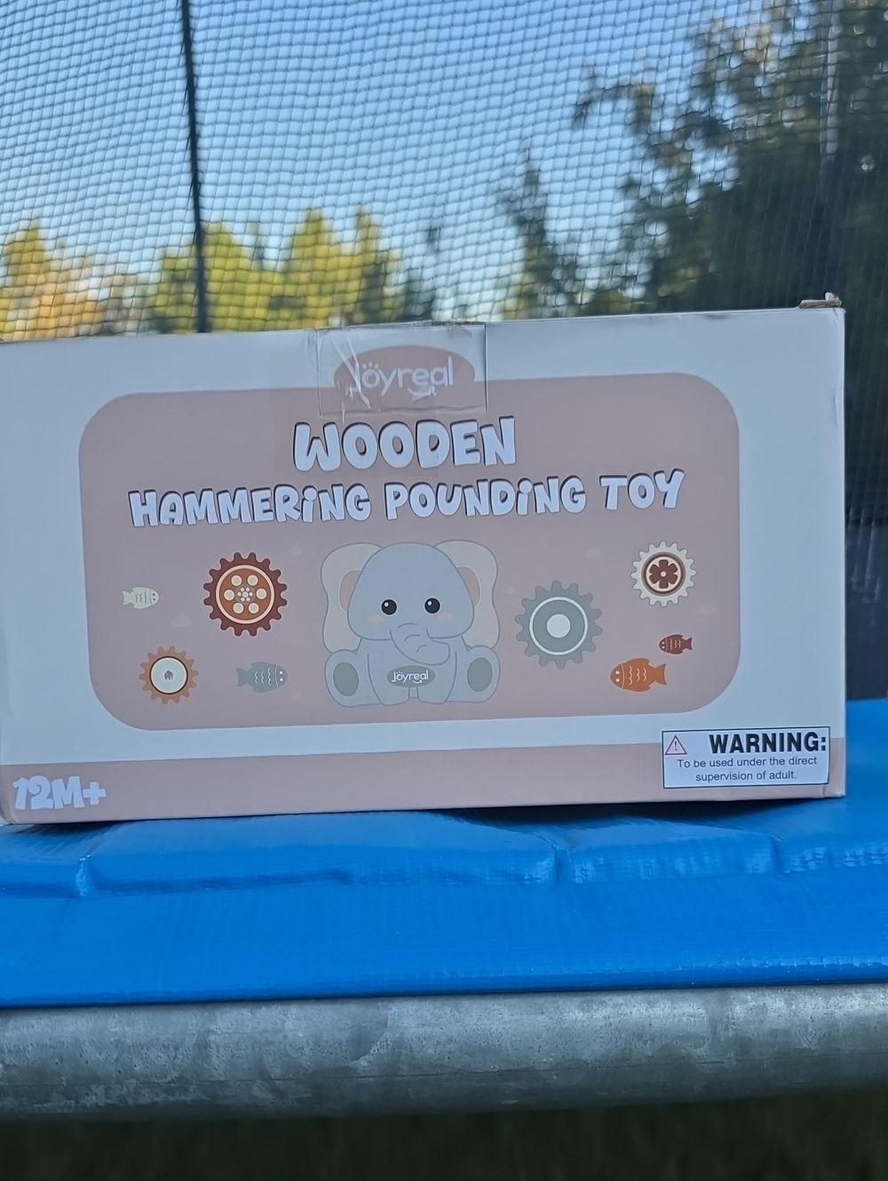 Wooden Hammering Pounding Toy - Pink